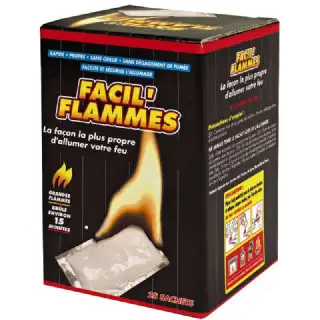 Facil flammes 25 sachets