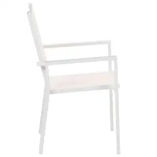 Fauteuil de jardin canaries blanc