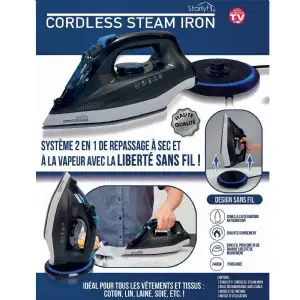 Fer à repasser sans fil Cordless Steam