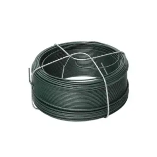 Fil de fer plastifié vert avec support (50m) Werka Pro 