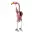 Flamant rose solaire 1 led couleur (H 48,5 cm)