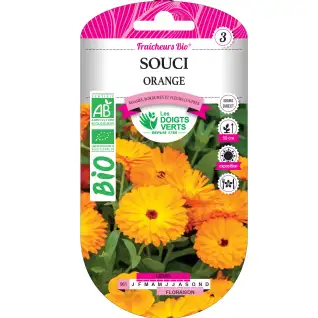 Graines souci orange BIO Les Doigts Verts