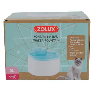 Fontaine à eau 2L pour chats et chiens - ZOLUX