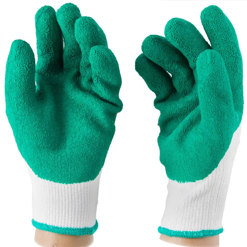 Gants épineux souple vert t8