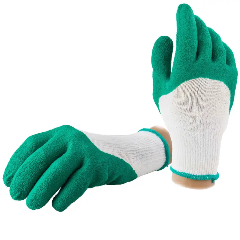 Gants épineux souple vert t8