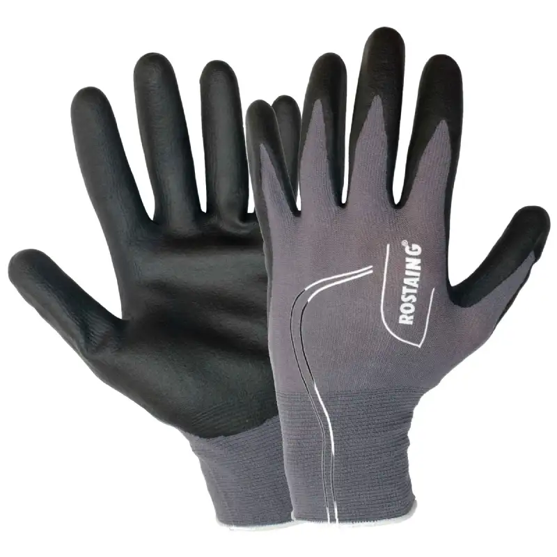 Gants tous travaux noir/gris T : 9/10