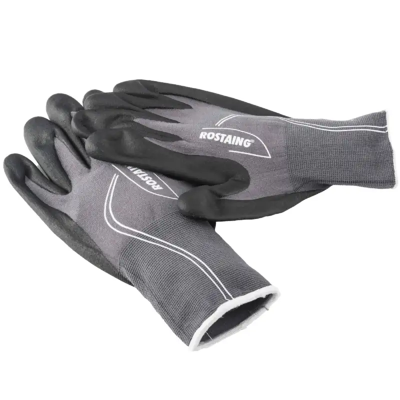 Gants tous travaux noir/gris T : 9/10