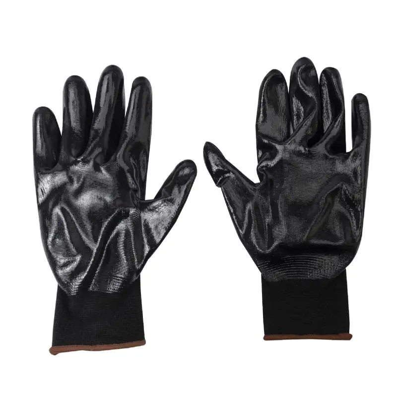 Gants de précision nitrile noir, la paire