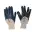 Gants enduction nitrile bleu, la paire