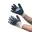 Gants enduction nitrile bleu, la paire