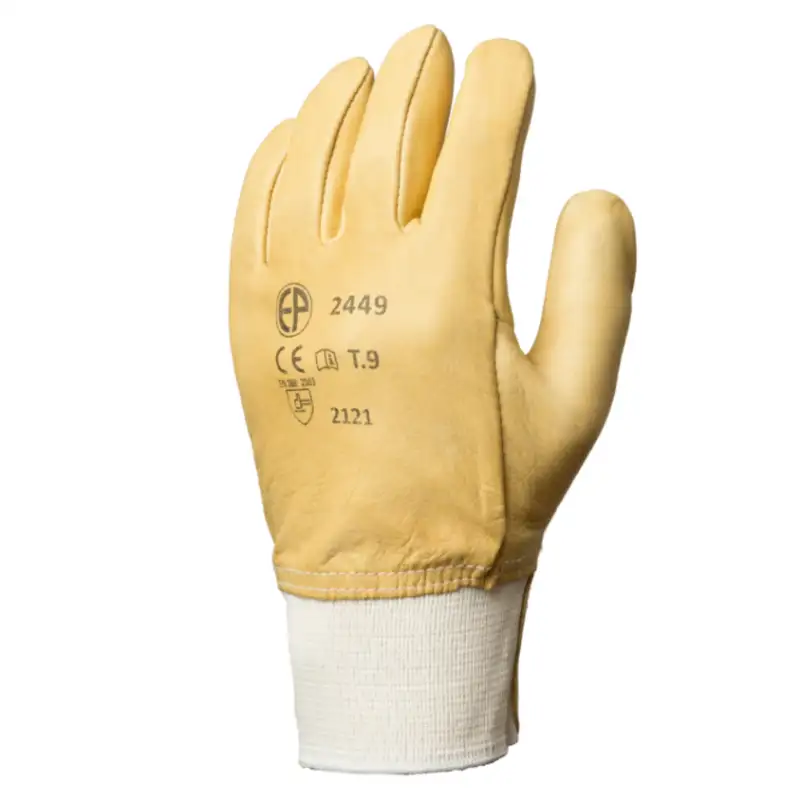 Gants fleur vachette hydrofuge, la paire