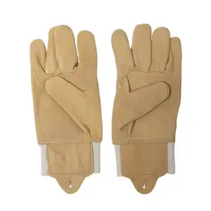 Gants fleur vachette hydrofuge, la paire