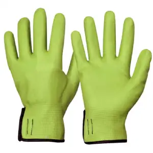 Gants de jardin souple vert