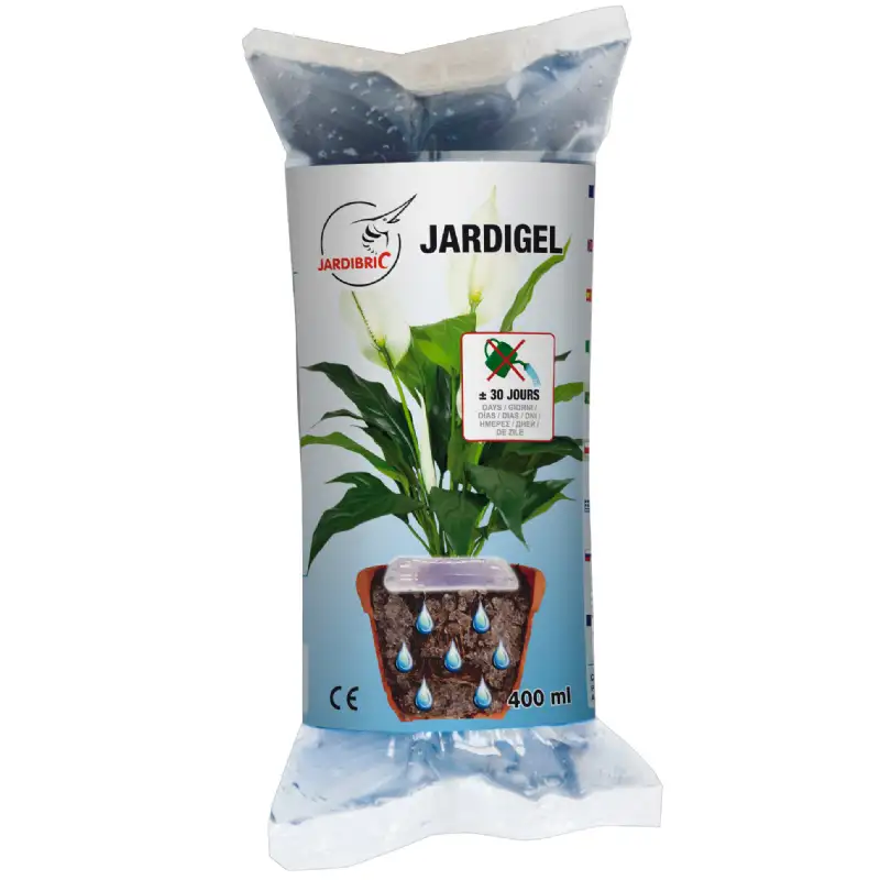 Gel d'arrosage pour plantes et fleurs 400 ml