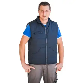 Gilet matelassé Bodywarmer bleu