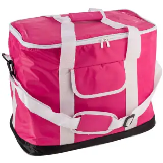 Glacière souple rose en nylon 30 litres