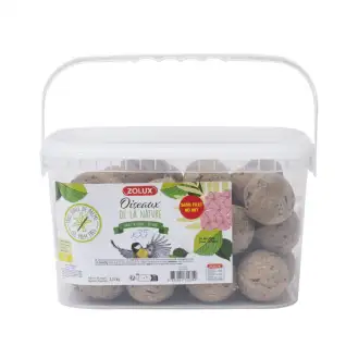 Boules de graisse pour oiseaux 90gr (35 pcs) Zolux