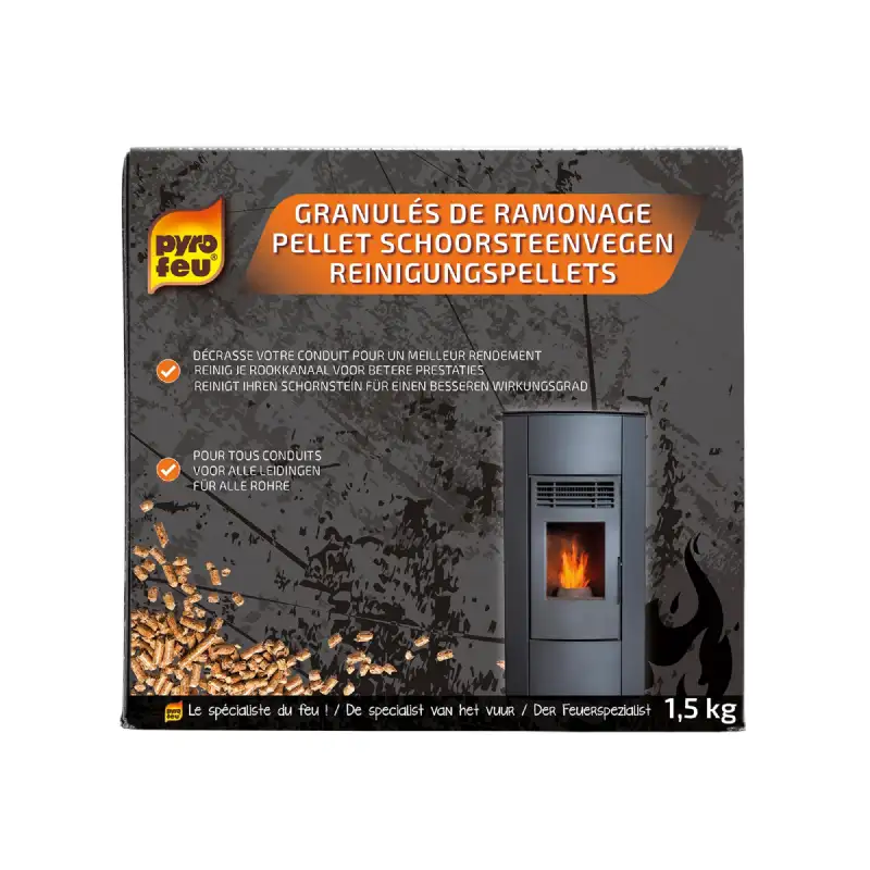 Granulés (pellets) de ramonage Pyrofeu 1,5kg