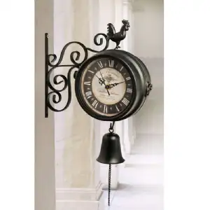 Horloge de gare double face