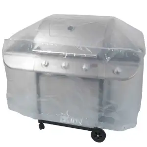 Housse transparente barbecue 130x70x80 cm