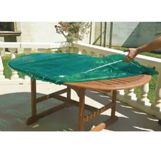 Housse luxe pour table ronde 180cm