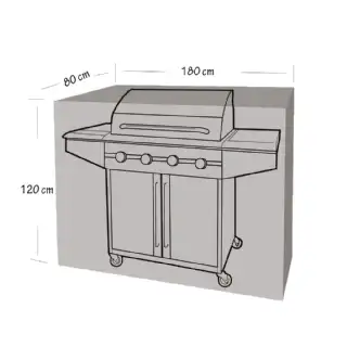 Housse de protection pour barbecue et plancha WERKA PRO