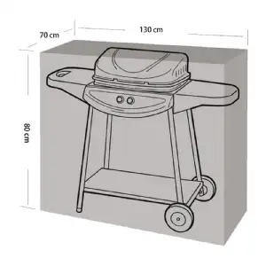 Housse barbecue et plancha (130x70x80cm) WERKA PRO