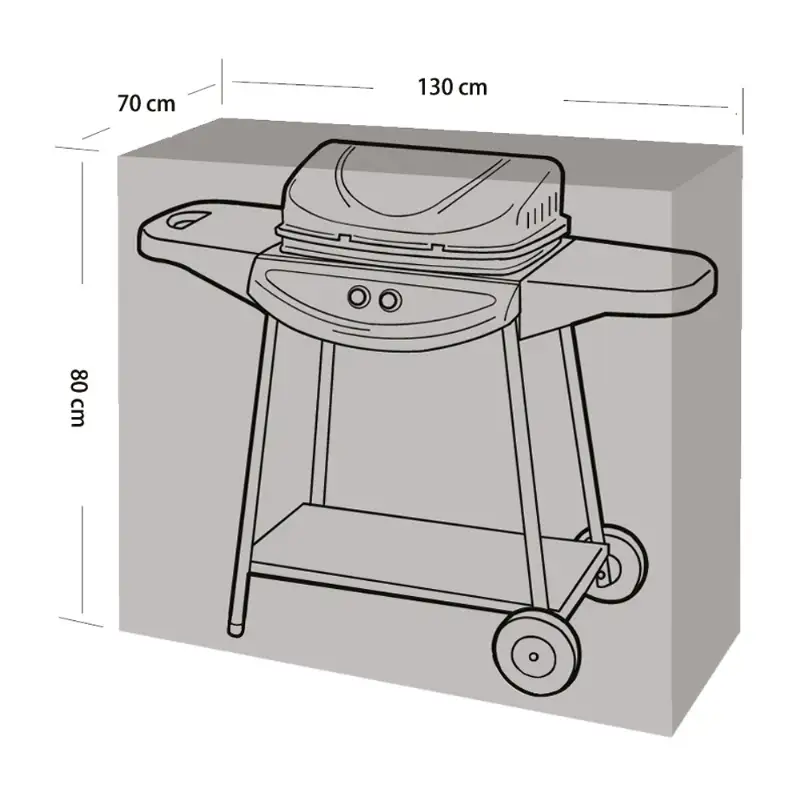 Housse barbecue et plancha (130x70x80cm) WERKA PRO