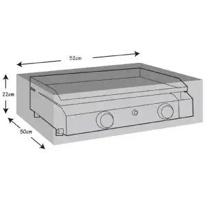 Housse de protection pour plancha à gaz (52x50x22cm) WERKA PRO