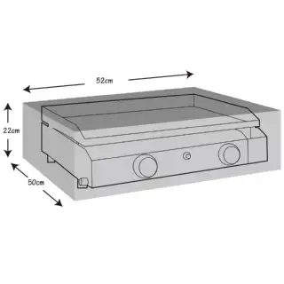 Housse de protection pour plancha à gaz (52x50x22cm) WERKA PRO