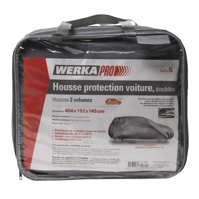 Housse voiture 2 volumes doublée WERKA PRO