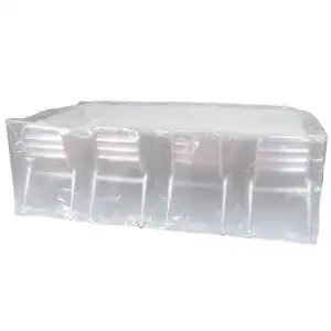 Housse de protection transparente pour de table rectangulaire