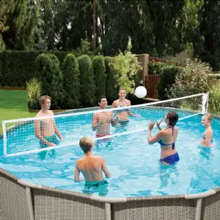 Jeu de volley ball pour piscine hors sol