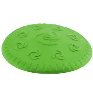 Jouet pour chien disque vert 15.5cm