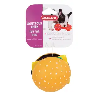 Jouet pour chien hamburger en vinyl - ZOLUX