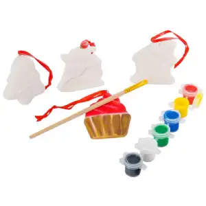 Kit de peinture avec figurine de noel