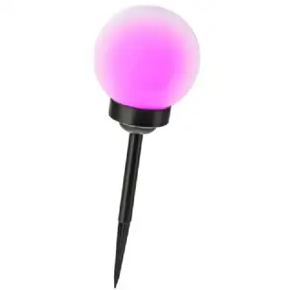 Lampe boule solaire multicolore