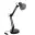 Lampe de bureau flexible noire