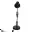 Lampe de bureau flexible noire