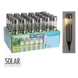 Lampe Solaire Inox Cylindrique - Progarden