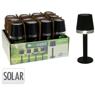 Lampe solaire de table noire - Redcliffs