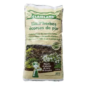 Écorces de pin 20/40 en sac de 50 litres