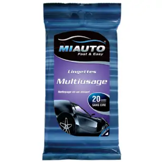 Lingettes nettoyantes multi usages 20 pièces