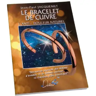 Livre sur bracelet cuivre