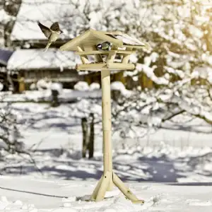 Mangeoire oiseaux avec trépied 