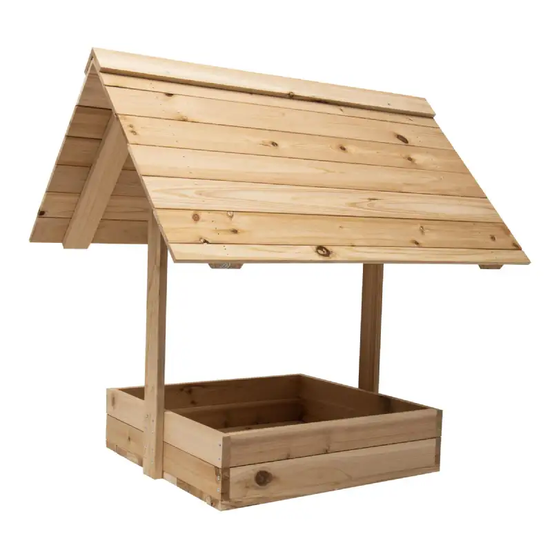 Mangeoire bois pour poules (70 x 60 x h 70cm)