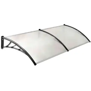 Marquise polycarbonate +support 90x240cm