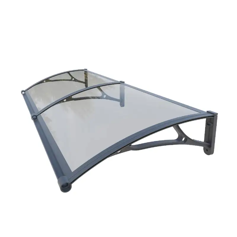 Marquise aluminium et polycarbonate (80x240 cm)  WERKA PRO 