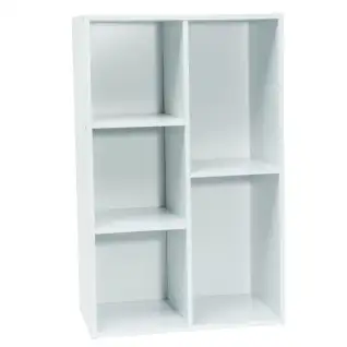 Meuble bas blanc 5 niches WERKA PRO 