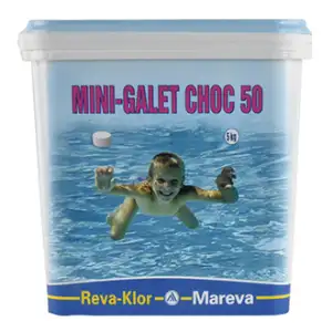 Mini galet Chlore choc 5Kg Mareva 